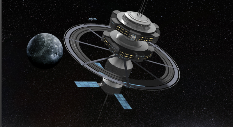 Illustration for article titled Exclusive Dark Matter Concept Art Is Loaded With Glorious Spaceships!